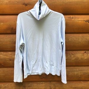 White Stag light blue turtleneck